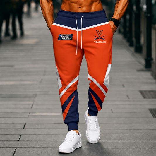 VIRAL EDITION - NEW CUSTOMIZED NCAA MAM23 VIC VIRGINIA CAVALIERS SWEATPANTS