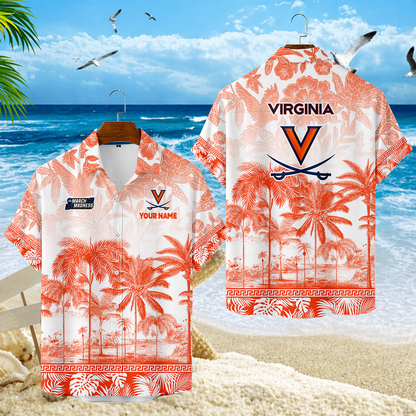 VIRAL EDITION - NEW CUSTOMIZED MAM23 VIC VIRGINIA CAVALIERS UNISEX HAWAIIAN SHIRT