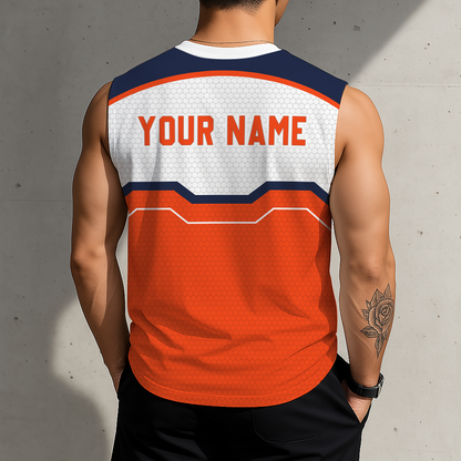 HOT DEAL - NEW CUSTOMIZED NCAA MAM23 VIC VIRGINIA CAVALIERS MEN'S GYM SHIRT