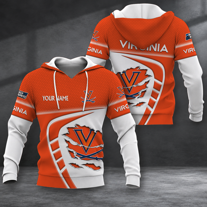 FINAL SALE - NEW CUSTOMIZED NCAA MAM23 VIC VIRGINIA CAVALIERS T-SHIRT, POLO SHIRT, ZIP POLO SHIRT, SWEATSHIRT, HOODIE & ZIP HOODIE