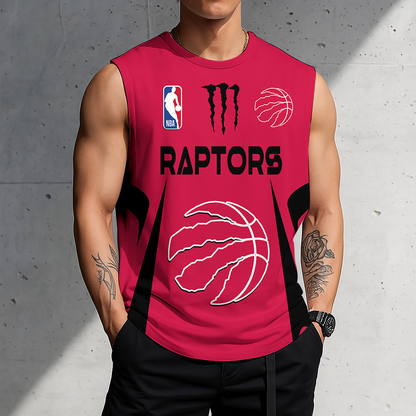 VIRAL EDITION - NEW CUSTOMIZED TRA TORONTO RAPTORS MEN'S GYM SHIRT - NBA24