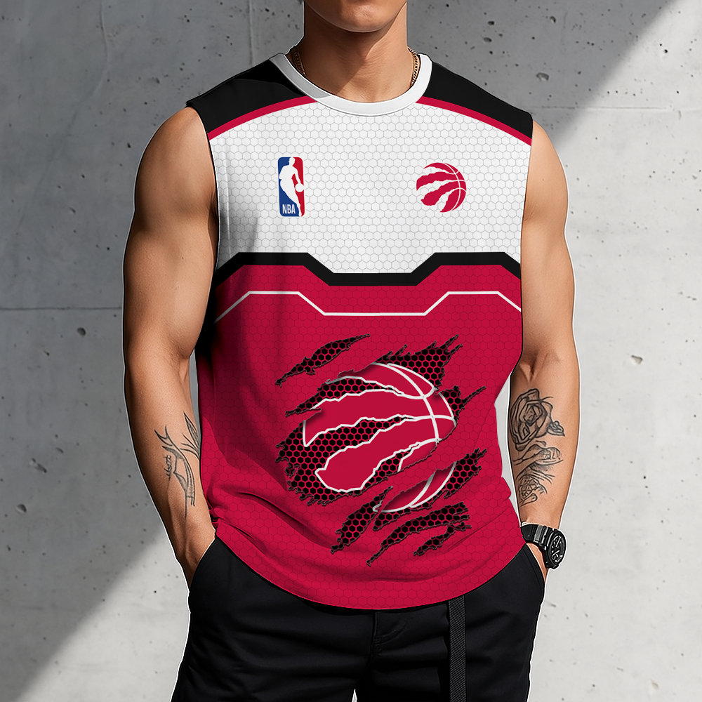 [LIMITED EDITION] NEW CUSTOMIZED NBA24 TRA TORONTO RAPTORS MEN'S TANK TOP