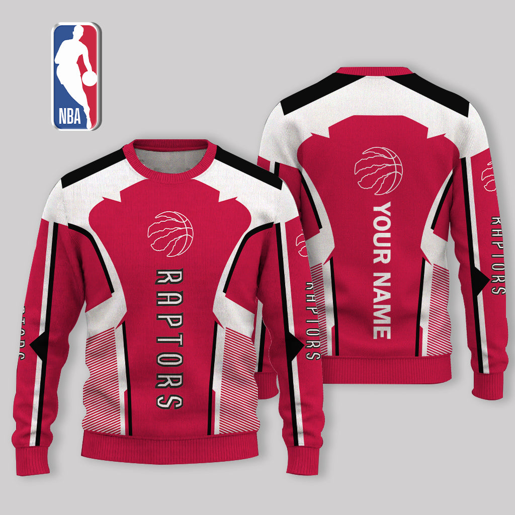 VIRAL EDITION - NEW CUSTOMIZED TRA TORONTO RAPTORS UGLY SWEATER - NBA24