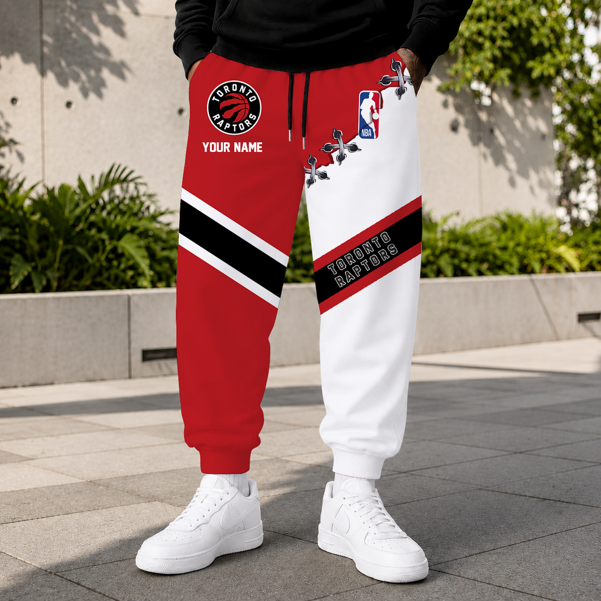 LIMITED EDITION - NEW CUSTOMIZED NBA24 TRA TORONTO RAPTORS SWEATPANTS