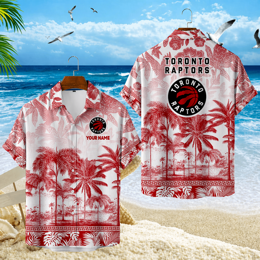 ELITE EDITION - NEW CUSTOMIZED TRA TORONTO RAPTORS UNISEX HAWAIIAN SHIRT - NBA24