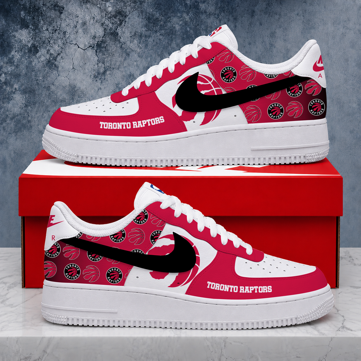 SPECIAL EDITION - NEW CUSTOMIZED NBA24 TRA TORONTO RAPTORS AF1 SNEAKERS