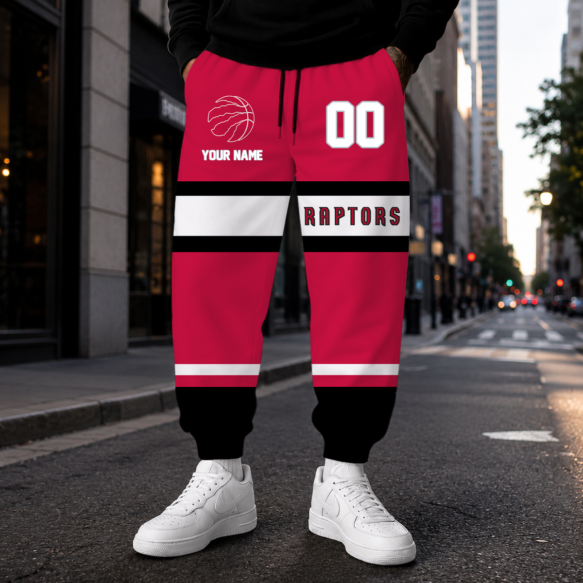 [HOT DEAL] NEW CUSTOMIZED NBA24 TRA TORONTO RAPTORS SWEATPANTS