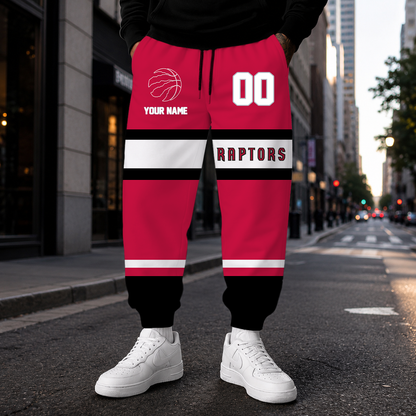 [HOT DEAL] NEW CUSTOMIZED NBA24 TRA TORONTO RAPTORS SWEATPANTS
