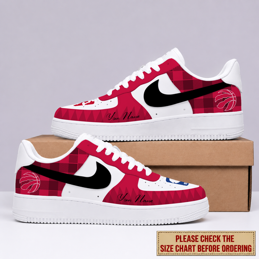 FINAL SALE - NEW CUSTOMIZED NBA24 TRA TORONTO RAPTORS AF1 SNEAKERS