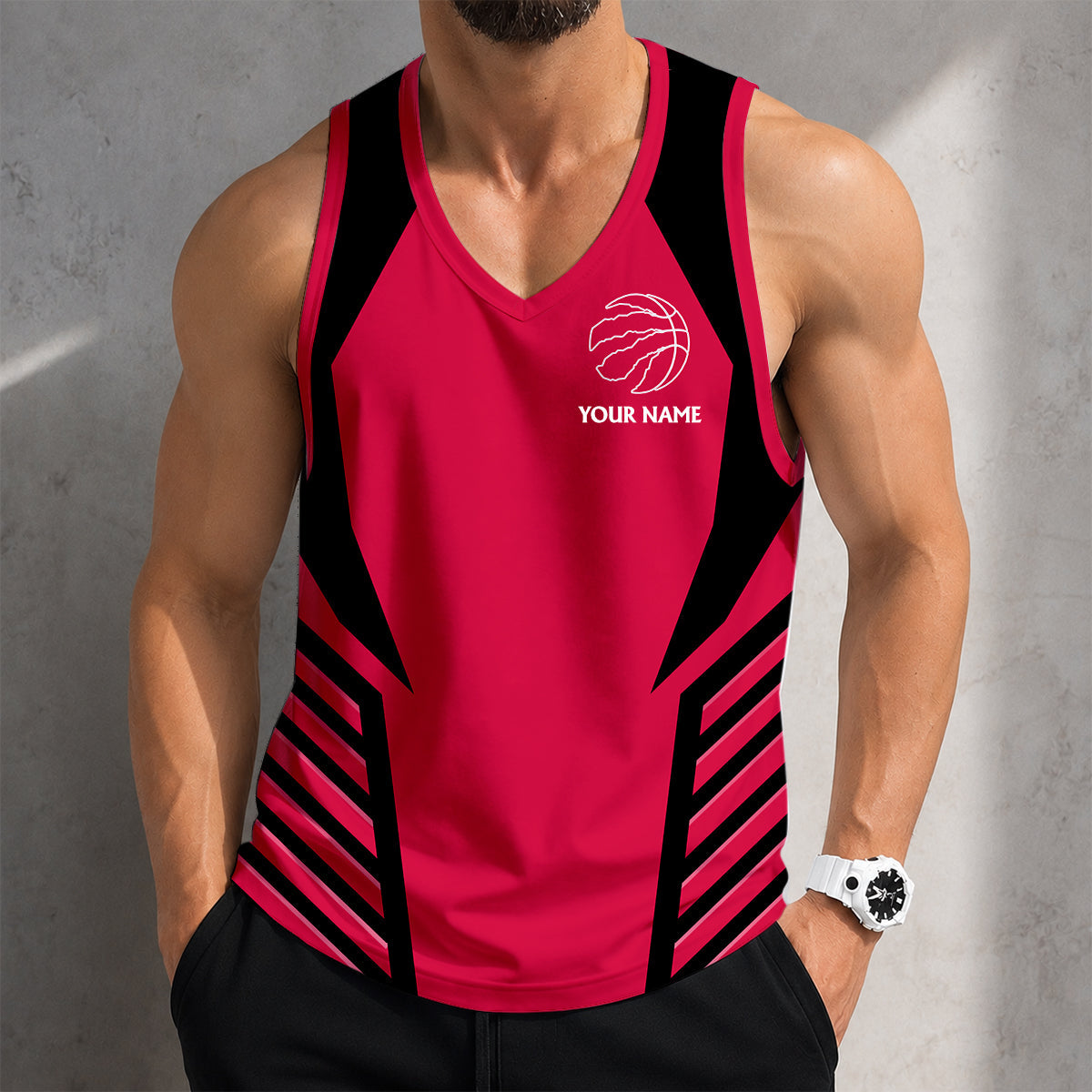 VIRAL EDITION - NEW CUSTOMIZED NBA24 TRA TORONTO RAPTORS MEN'S TANK TOP