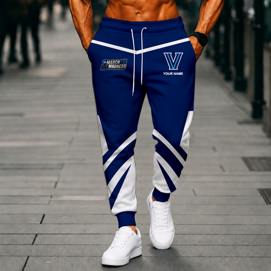 VIRAL EDITION - NEW CUSTOMIZED NCAA MAM24 VIW VILLANOVA WILDCATS SWEATPANTS