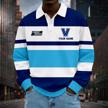 VIRAL EDITION - NEW CUSTOMIZED MAM NCAA24 VIW VI WILDCATS UNISEX LONG SLEEVE POLO