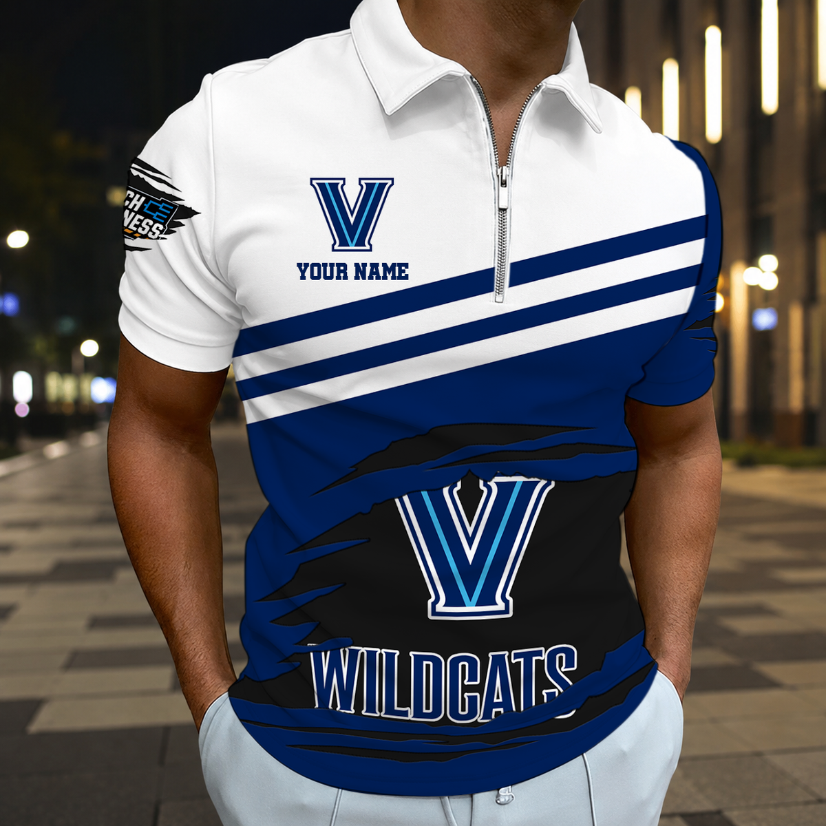 VIRAL EDITION - NEW CUSTOMIZED NCAA MAM24 VIW VILLANOVA WILDCATS T-SHIRT, POLO SHIRT, ZIP POLO SHIRT, SWEATSHIRT, HOODIE & ZIP HOODIE