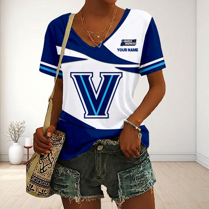 SPECIAL EDITON - NEW CUSTOMIZED MAM NCAA24 VIW VI WILDCATS V-NECK FEMALE SHIRT