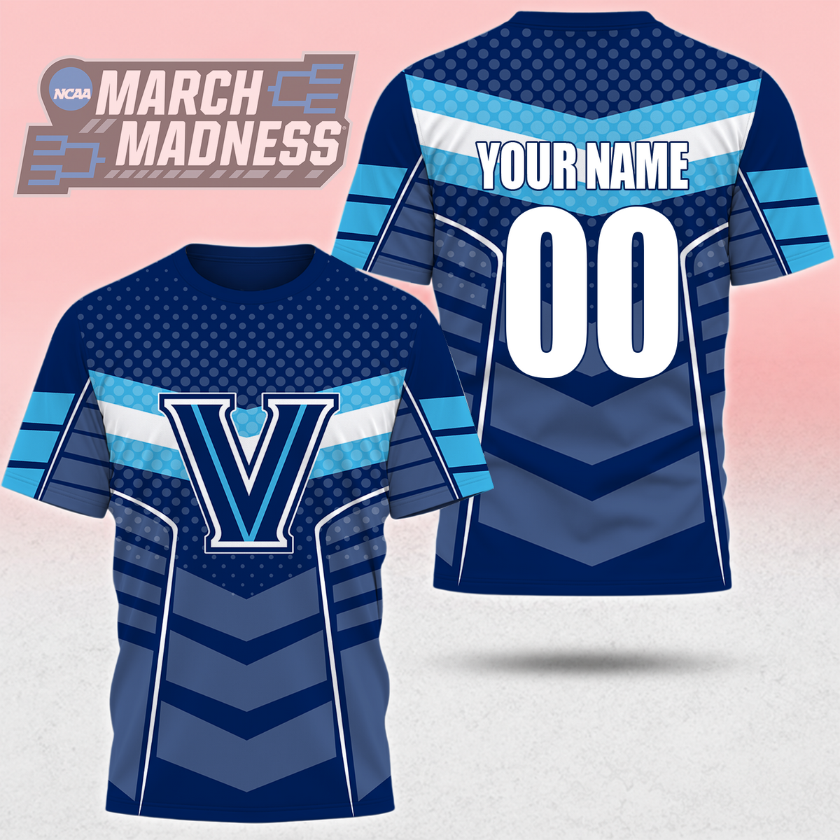 LIMITED EDITION - NEW CUSTOMIZED NCAA MAM24 VIW VILLANOVA WILDCATS T-SHIRT, POLO SHIRT, ZIP POLO SHIRT, SWEATSHIRT, HOODIE & ZIP HOODIE