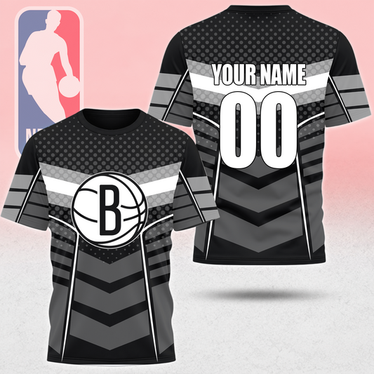 HOT DEAL - NEW CUSTOMIZED NBA25 BNE BROOKLYN NETS T-SHIRT, POLO SHIRT, ZIP POLO SHIRT, SWEATSHIRT, HOODIE & ZIP HOODIE