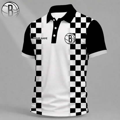 FINAL SALE - NEW CUSTOMIZED NBA25 BNE BROOKLYN NETS T-SHIRT, POLO SHIRT, ZIP POLO SHIRT, SWEATSHIRT, HOODIE & ZIP HOODIE