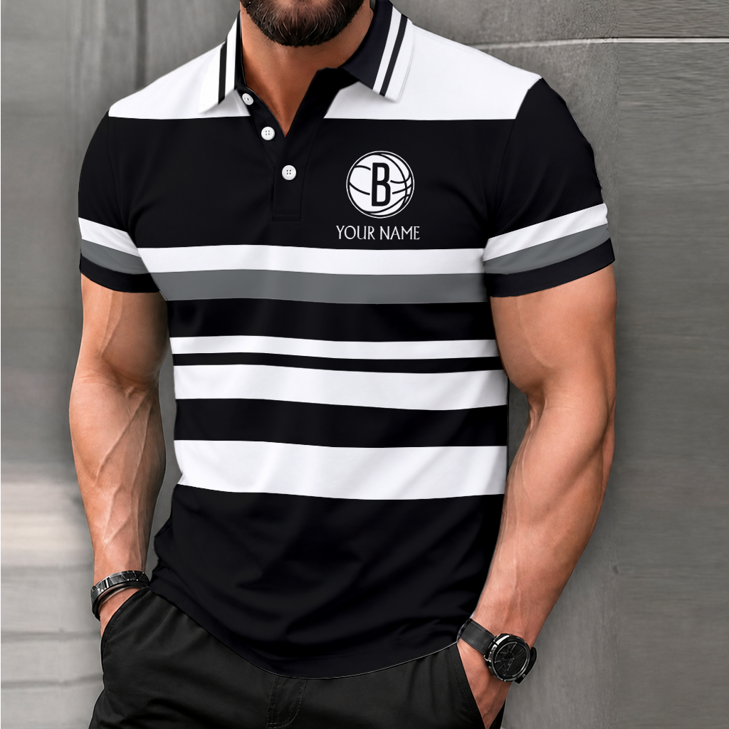 SPECIAL EDITION - NEW CUSTOMIZED NBA25 BNE BROOKLYN NETS T-SHIRT, POLO SHIRT, ZIP POLO SHIRT, SWEATSHIRT, HOODIE & ZIP HOODIE