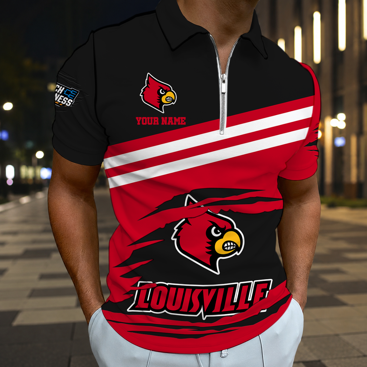 VIRAL EDITION - NEW CUSTOMIZED NCAA MAM25 ULC LOUISVILLE CARDINALS T-SHIRT, POLO SHIRT, ZIP POLO SHIRT, SWEATSHIRT, HOODIE & ZIP HOODIE