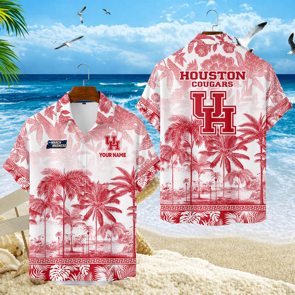 VIRAL EDITION - NEW CUSTOMIZED MAM26 HOC HOUSTON COUGARS UNISEX HAWAIIAN SHIRT