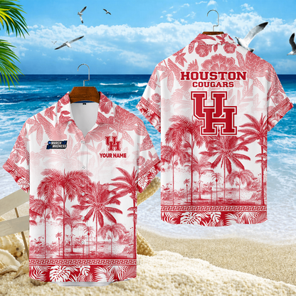 VIRAL EDITION - NEW CUSTOMIZED MAM26 HOC HOUSTON COUGARS UNISEX HAWAIIAN SHIRT