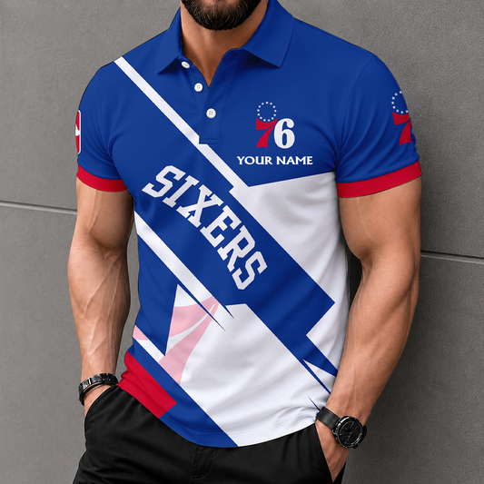 VIRAL EDITION - NEW CUSTOMIZED NBA26 P76 PHILADELPHIA 76ERS T-SHIRT, POLO SHIRT, ZIP POLO SHIRT, SWEATSHIRT, HOODIE & ZIP HOODIE
