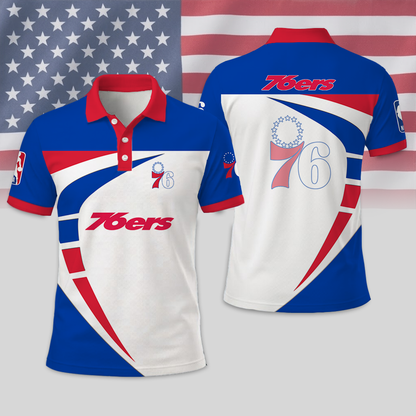 VIRAL EDITION - NEW CUSTOMIZED NBA26 P76 PHILADELPHIA 76ERS T-SHIRT, POLO SHIRT, ZIP POLO SHIRT, SWEATSHIRT, HOODIE & ZIP HOODIE