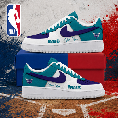 VIRAL EDITION - NEW CUSTOMIZED NBA27 CHO CHARLOTTE HORNETS AF1 SNEAKERS