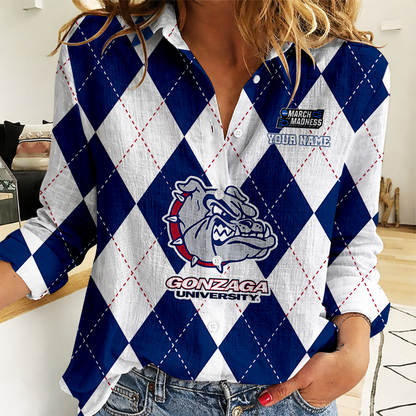 VIRAL EDITION - NEW CUSTOMIZED | NCAA MAM27 GOB GO BULLDOGS WOMEN CASUAL SHIRT FOR FAN