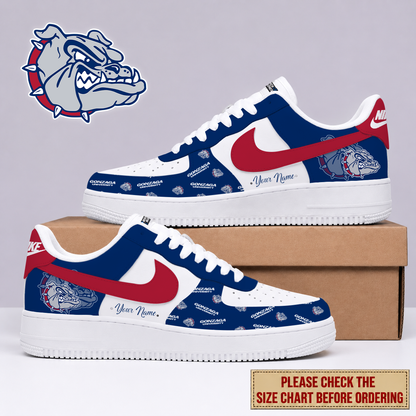 MEGA SALE - NEW CUSTOMIZED GOB GONZAGA BULLDOGS AF1 SHOES - NCAA MAM27