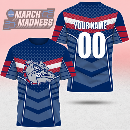 LIMITED EDITION - NEW CUSTOMIZED NCAA MAM27 GOB GONZAGA BULLDOGS T-SHIRT, POLO SHIRT, ZIP POLO SHIRT, SWEATSHIRT, HOODIE & ZIP HOODIE