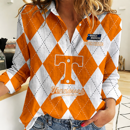 VIRAL EDITION - NEW CUSTOMIZED | NCAA MAM28 TNV TN VOLUNTEERS WOMEN CASUAL SHIRT FOR FAN