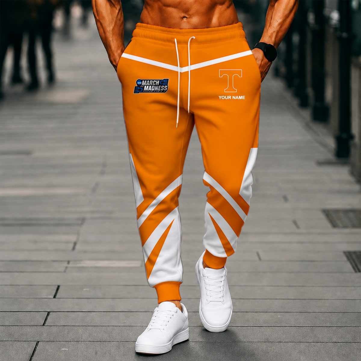 VIRAL EDITION - NEW CUSTOMIZED NCAA MAM28 TNV TENNESSEE VOLUNTEERS SWEATPANTS