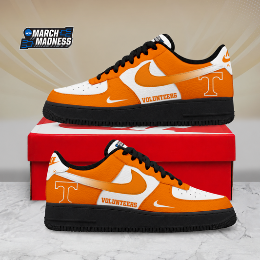 ELITE EDITION - NEW CUSTOMIZED NCAA MAM28 TNV TENNESSEE VOLUNTEERS AF1 SHOES