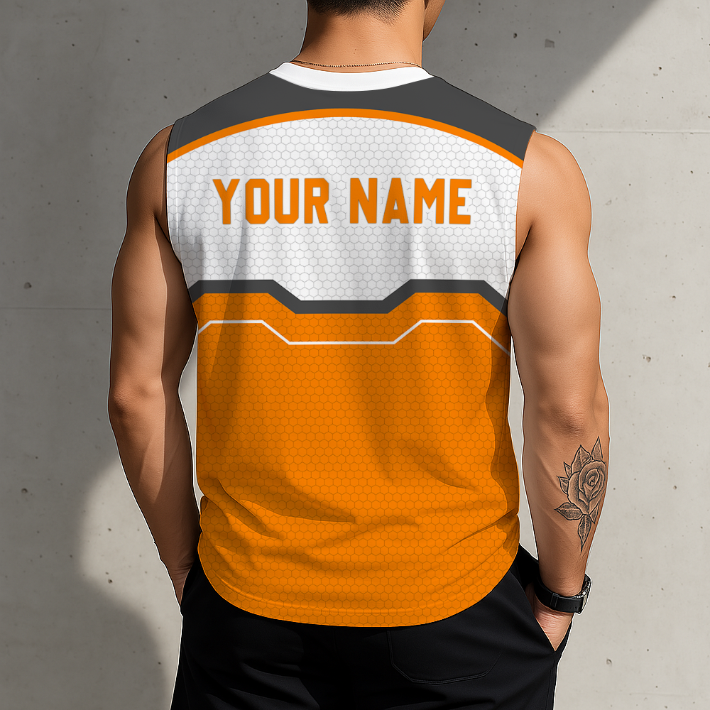HOT DEAL - NEW CUSTOMIZED NCAA MAM28 TNV TENNESSEE VOLUNTEERS MEN'S GYM SHIRT