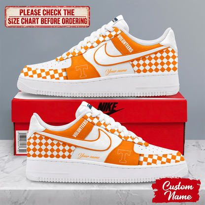 MEGA SALE - NEW CUSTOMIZED NCAA MAM28 TNV TENNESSEE VOLUNTEERS AF1 SHOES