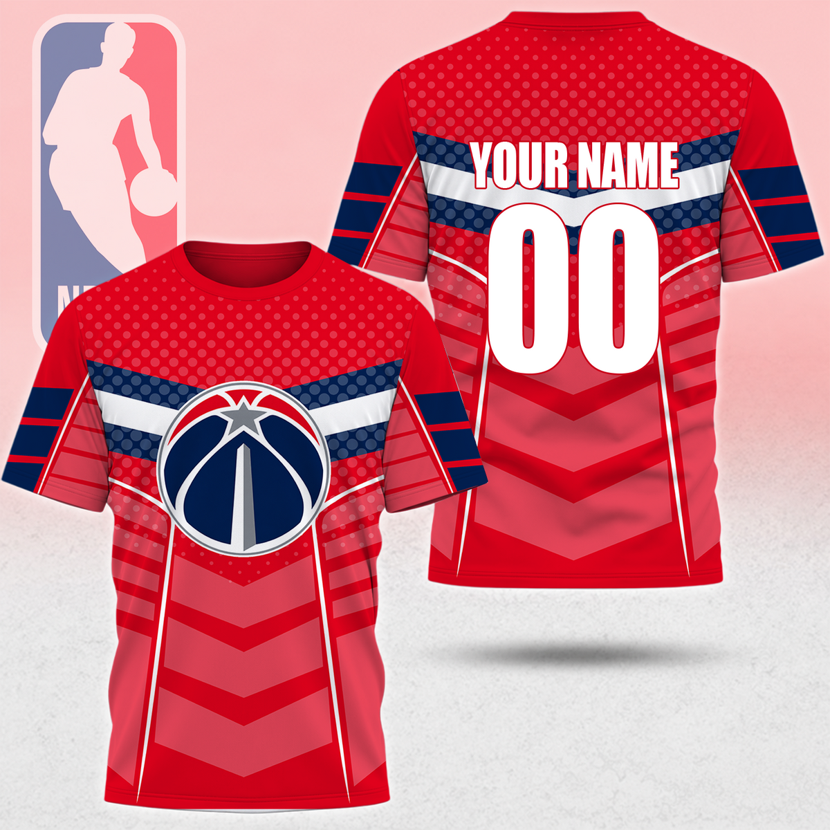 HOT DEAL - NEW CUSTOMIZED NBA28 WWI WASHINGTON WIZARDS T-SHIRT, POLO SHIRT, ZIP POLO SHIRT, SWEATSHIRT, HOODIE & ZIP HOODIE