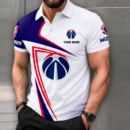 HOT DEAL - NEW CUSTOMIZED NBA28 WWI WASHINGTON WIZARDS T-SHIRT, POLO SHIRT, ZIP POLO SHIRT, SWEATSHIRT, HOODIE & ZIP HOODIE