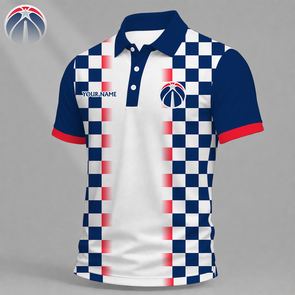 FINAL SALE - NEW CUSTOMIZED NBA28 WWI WASHINGTON WIZARDS T-SHIRT, POLO SHIRT, ZIP POLO SHIRT, SWEATSHIRT, HOODIE & ZIP HOODIE