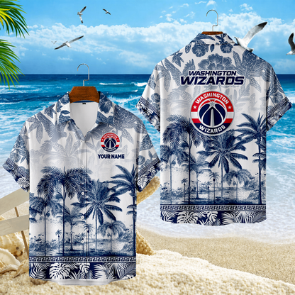 ELITE EDITION - NEW CUSTOMIZED WWI WASHINGTON WIZARDS UNISEX HAWAIIAN SHIRT - NBA28