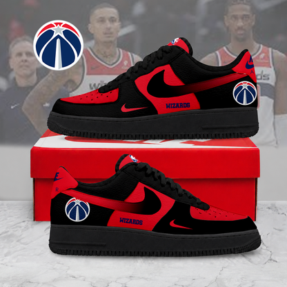 HOT DEAL - NEW CUSTOMIZED NBA28 WWI WASHINGTON WIZARDS AF1 SNEAKERS