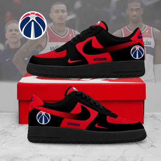 HOT DEAL - NEW CUSTOMIZED NBA28 WWI WASHINGTON WIZARDS AF1 SNEAKERS