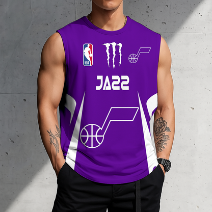 VIRAL EDITION - NEW CUSTOMIZED UJZ UTAH JAZZ MEN'S GYM SHIRT - NBA29