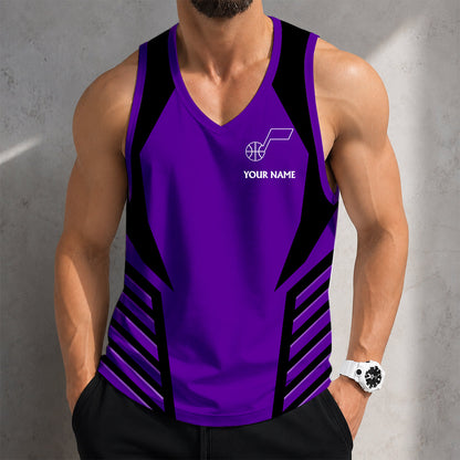VIRAL EDITION - NEW CUSTOMIZED NBA29 UJZ UTAH JAZZ MEN'S TANK TOP
