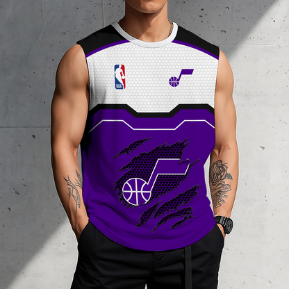 [LIMITED EDITION] NEW CUSTOMIZED NBA29 UJZ UTAH JAZZ MEN'S TANK TOP