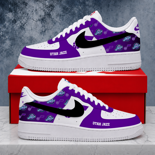 SPECIAL EDITION - NEW CUSTOMIZED NBA29 UJZ UTAH JAZZ AF1 SNEAKERS