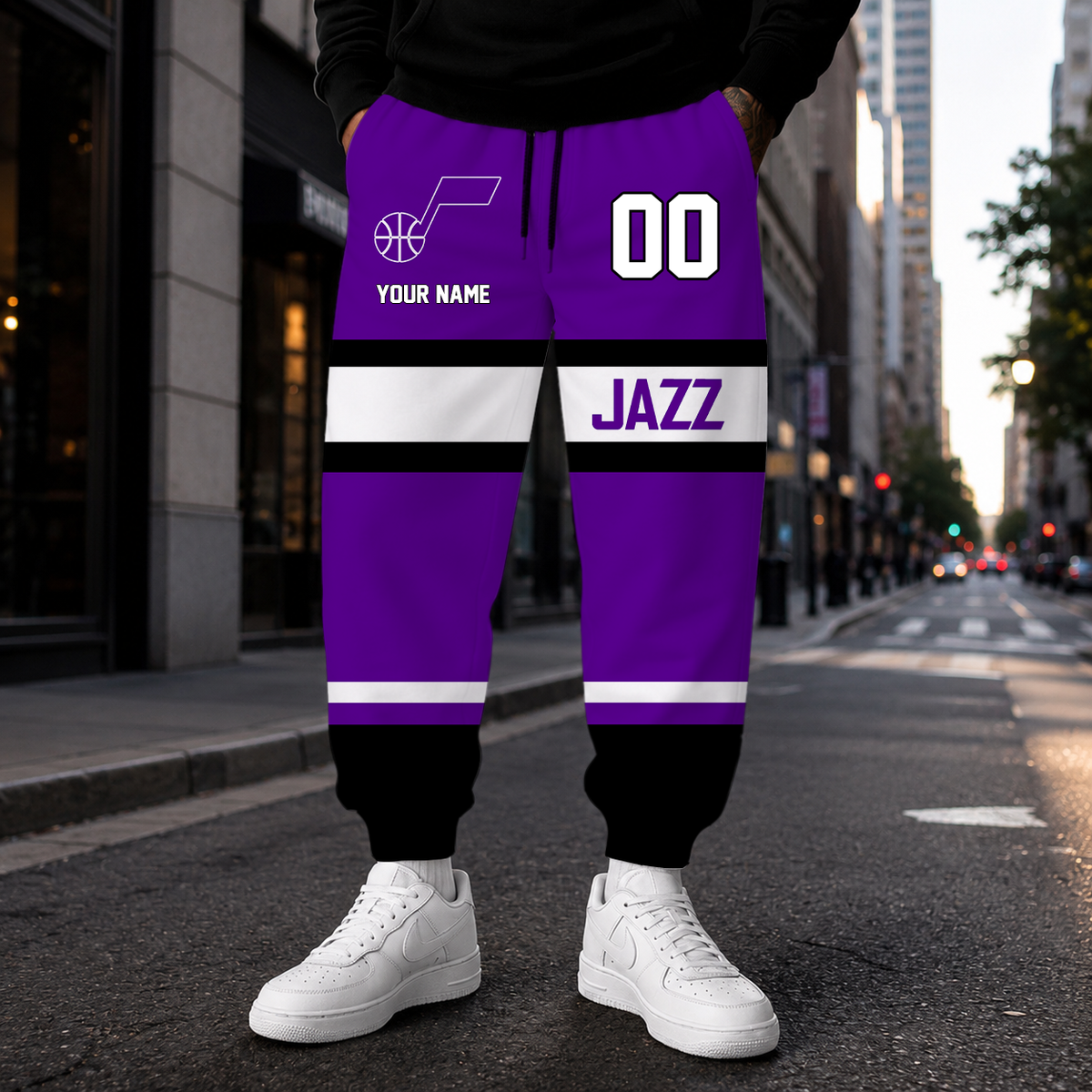 [HOT DEAL] NEW CUSTOMIZED NBA29 UJZ UTAH JAZZ SWEATPANTS