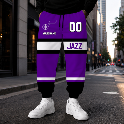 [HOT DEAL] NEW CUSTOMIZED NBA29 UJZ UTAH JAZZ SWEATPANTS