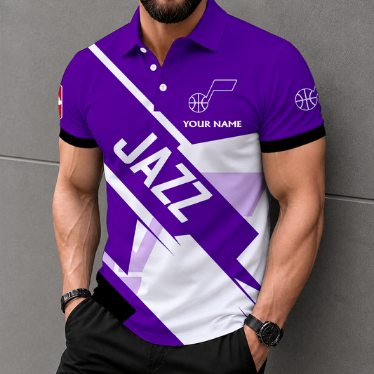 VIRAL EDITION - NEW CUSTOMIZED NBA29 UJZ UTAH JAZZ T-SHIRT, POLO SHIRT, ZIP POLO SHIRT, SWEATSHIRT, HOODIE & ZIP HOODIE