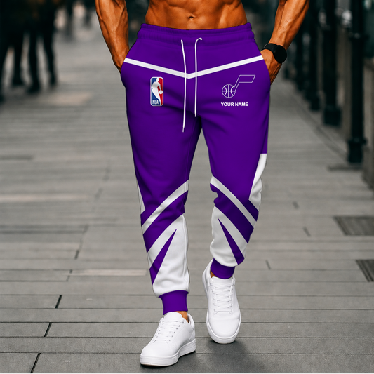SPECIAL EDITION - NEW CUSTOMIZED NBA29 UJZ UTAH JAZZ SWEATPANTS